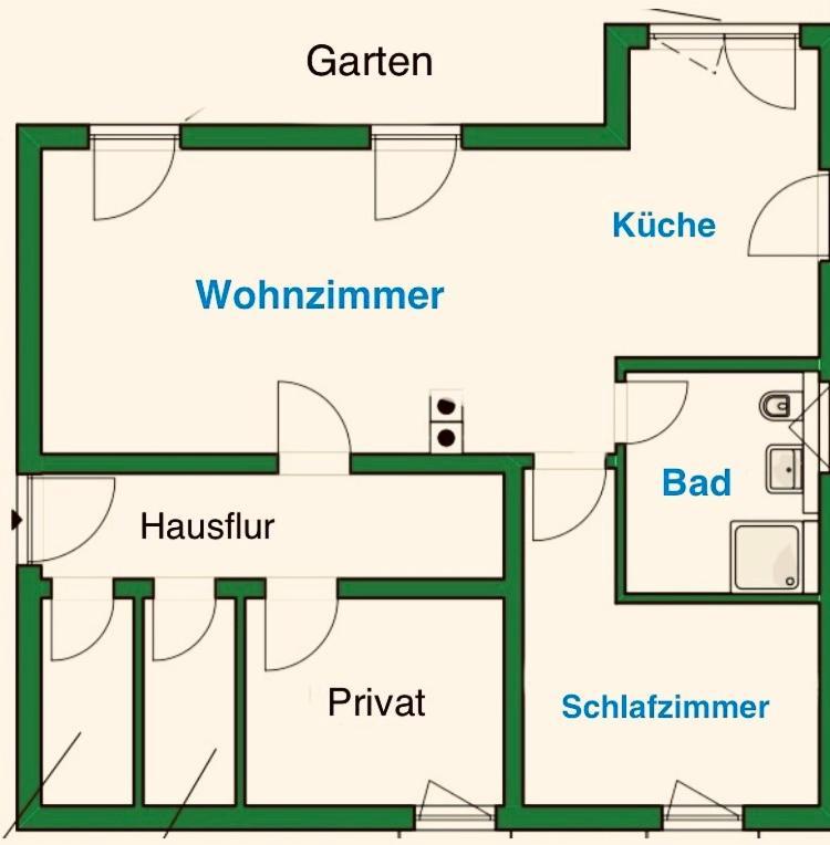 Ferienwohnung Green Garden Βερολίνο Εξωτερικό φωτογραφία